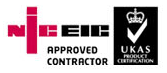 National Inspection Council for Electrical Installation Contracting approved contractor logo